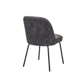 Chaise Luxor Tissu Aurora Anthracite