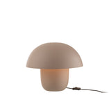Lampe de table J-Line en métal taupe vue de face