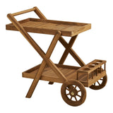 Chariot à thé Pasaku avec accessoires de service
