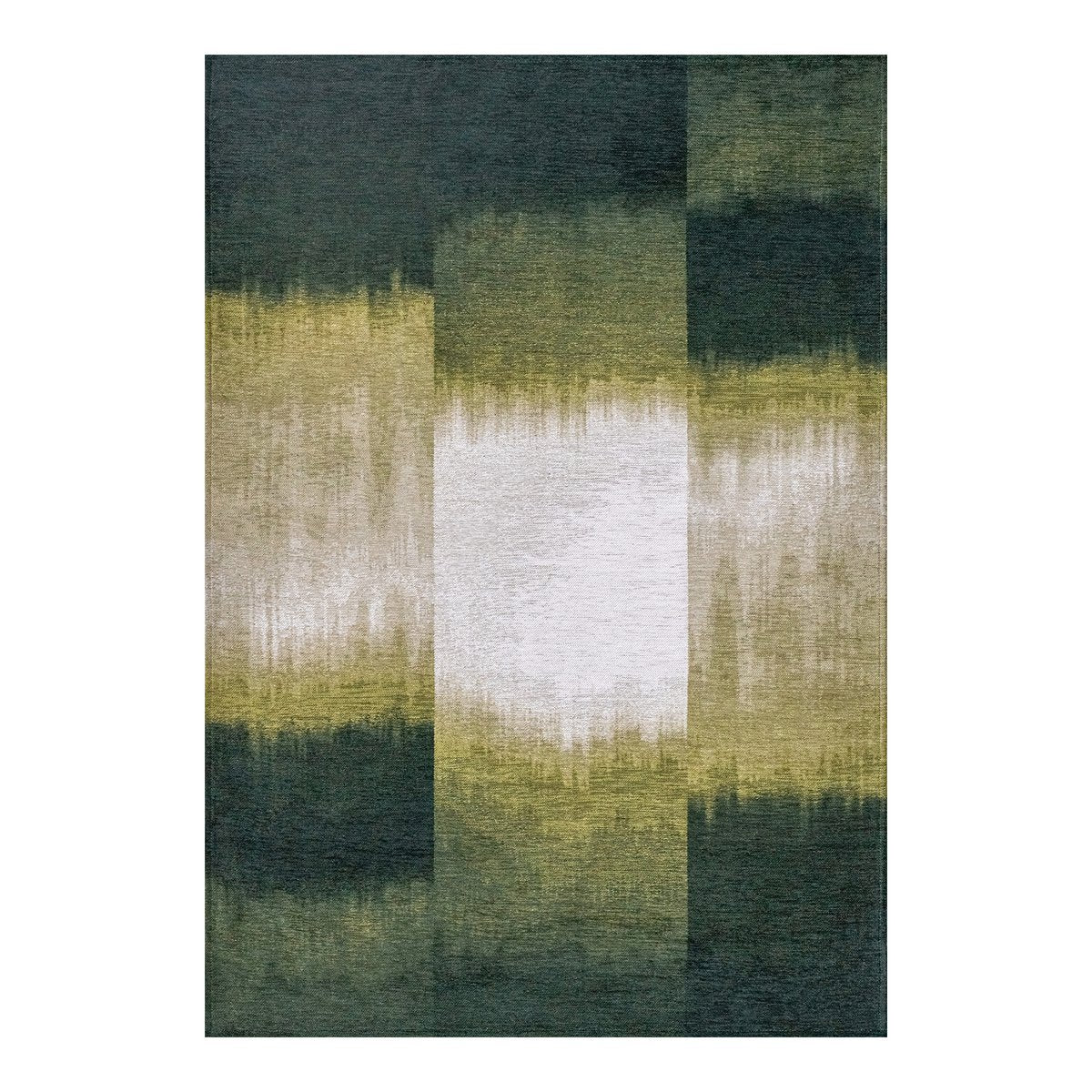 Tapis Eco - Ambiance Forêt, vue d'ensemble avec nuances de vert