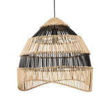 Le Pendentif Rayé - Noir Naturel - M
