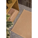 Tapis de bain uni Etia Latte 54 x 110