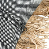 La Housse de Coussin Cotton Bonita - Noir Naturel - 40x40
