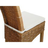 Chaise de salle à manger chaise rattan tabouret de table de salle à manger Corridors marron Perth