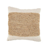 La Housse de Coussin Timbre en Raphia - Naturel