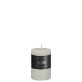 Bougie cylindrique J-Line vert poudre, élégante et moderne