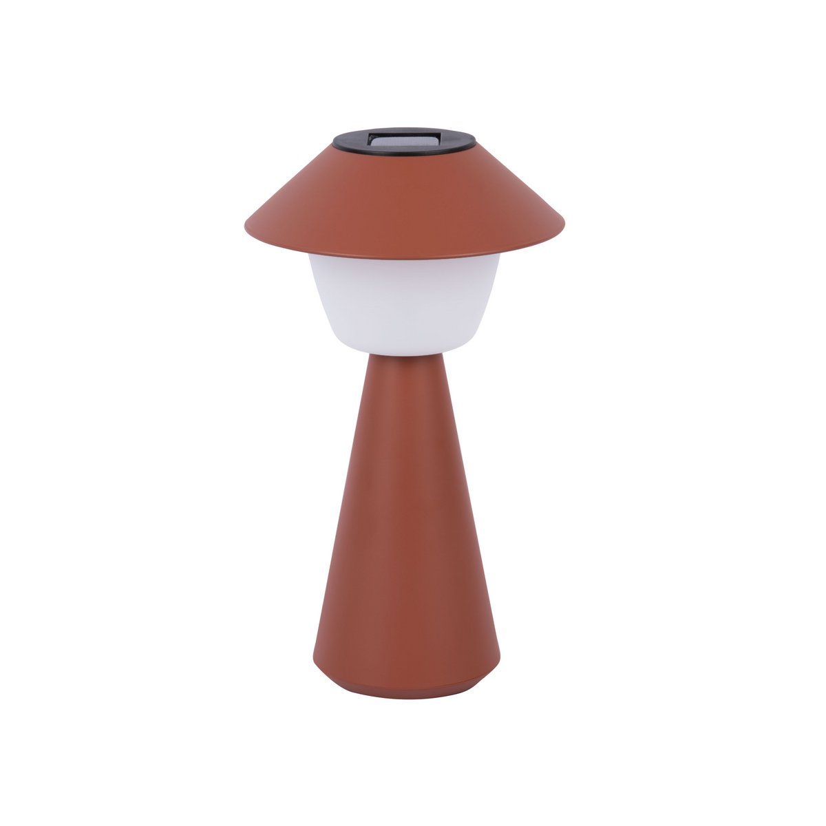 Lampe de table solaire Marioneta en forme de marionnette, couleur rouge