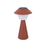 Lampe de table solaire Marioneta en forme de marionnette, couleur rouge
