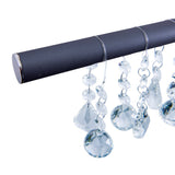 Lampe à pendentif LED "nobilis" longueur d'environ. 100 cm, en métal et en plastique en gris, avec des LED fermement construites, l'éclairage pour le salon, la salle à manger ou le bureau