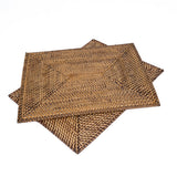Le Set de Table Rectangulaire Colonial - Brun Naturel