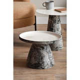 Table d'appoint en marbre mosaïque