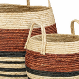 Ensemble de paniers de rangement Marron