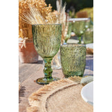 Verre à vin J-Line Vera avec un fond naturel, style contemporain