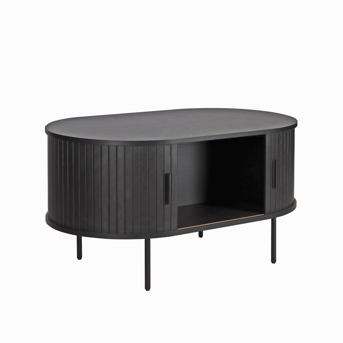 Compartiments spacieux de la table basse Moebilia