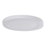 LED PLADIER LAX "BONUS" Ø21,7 cm, installation et structure de lumière fonctionnelle possibles, lampe à plafond en métal et en plastique en blanc, avec des LED fermement intégrées, y compris le changeur de couleur CCT