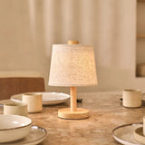 Lampe rechargeable en bois marron clair Rover
