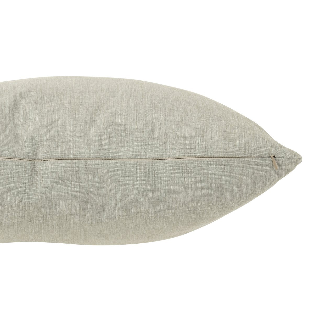 Coussin J-Line Outdoor gris en polyéthylène, vue de face
