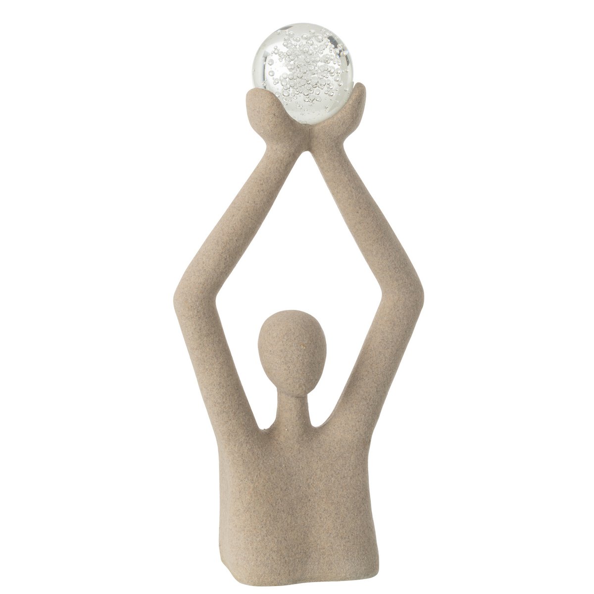 Buste rotule beige en décoration intérieure - mise en scène