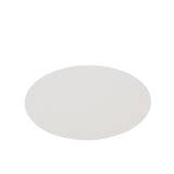 Set de table rond J-Line en plastique blanc, design moderne et épuré