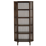 Étagère Conie J-Line avec cinq niveaux en bois de manguier marron foncé