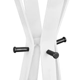 Vue latérale du porte-manteau Modi Gorillz, forme triangulaire