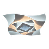 LED Plafond LAMBRE EFFET "LIORA" Ø 48 cm, avec de nombreuses fonctions, y compris la télécommande