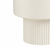 Pot de fleurs intérieur Lux Blanc cassé