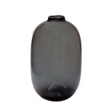 Vase en verre soufflé gris Don