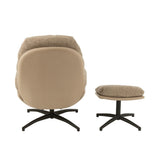 Fauteuil relax J-Line, structure en métal noir