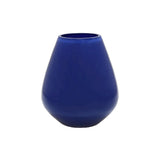 Vase en verre bleu vif