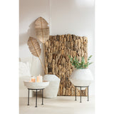 Pot de fleurs Chad de J-Line, détail du design moderne et épuré
