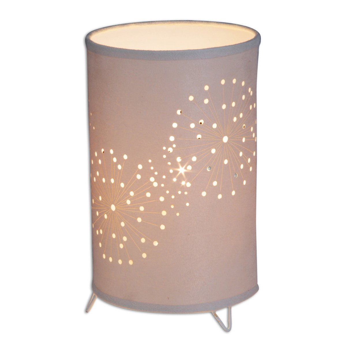 Tableau de tissu Aurona - Élégant motif crème sur fond lumineux