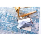 Tapis Eco - Long Island Bleu - Tapis gris et bleu