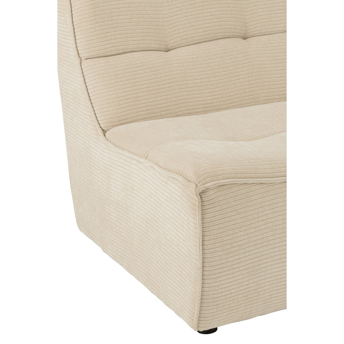 Canapé J-Line, coussins en mousse beige