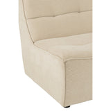 Canapé J-Line, coussins en mousse beige