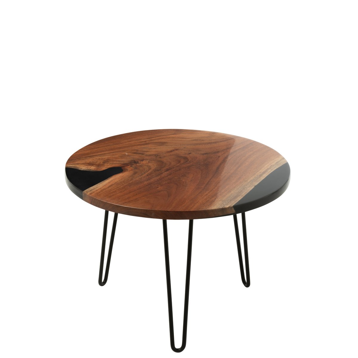 Table d'appoint J-Line Round dans un salon moderne