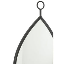 Miroir J-Line Drop noir - Élégance et style contemporain