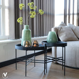Vase Tasman S Elite en verre vert 20 cm