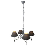 Déco couronne noire d: 55cm "Castellum"