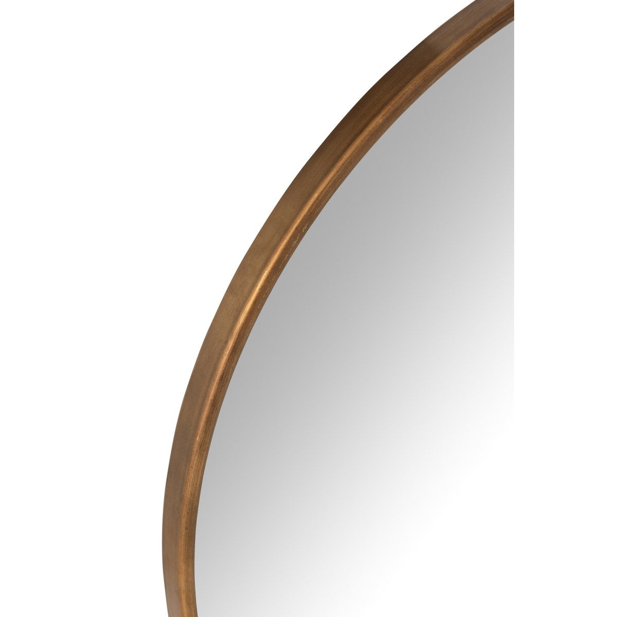 Miroir Anto doré de J-Line, vue de face
