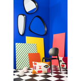 Détail du miroir J-Line Giles montrant la finition noire