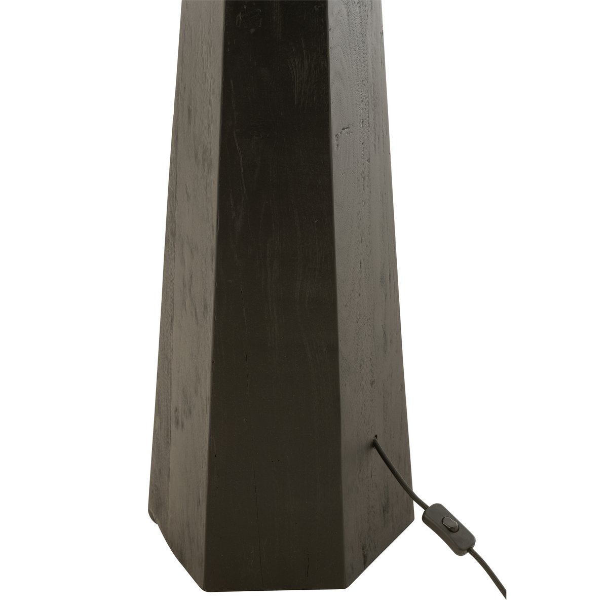 Pied de lampe J-Line Octogonal, ambiance salon moderne