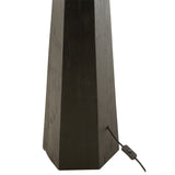 Pied de lampe J-Line Octogonal, ambiance salon moderne