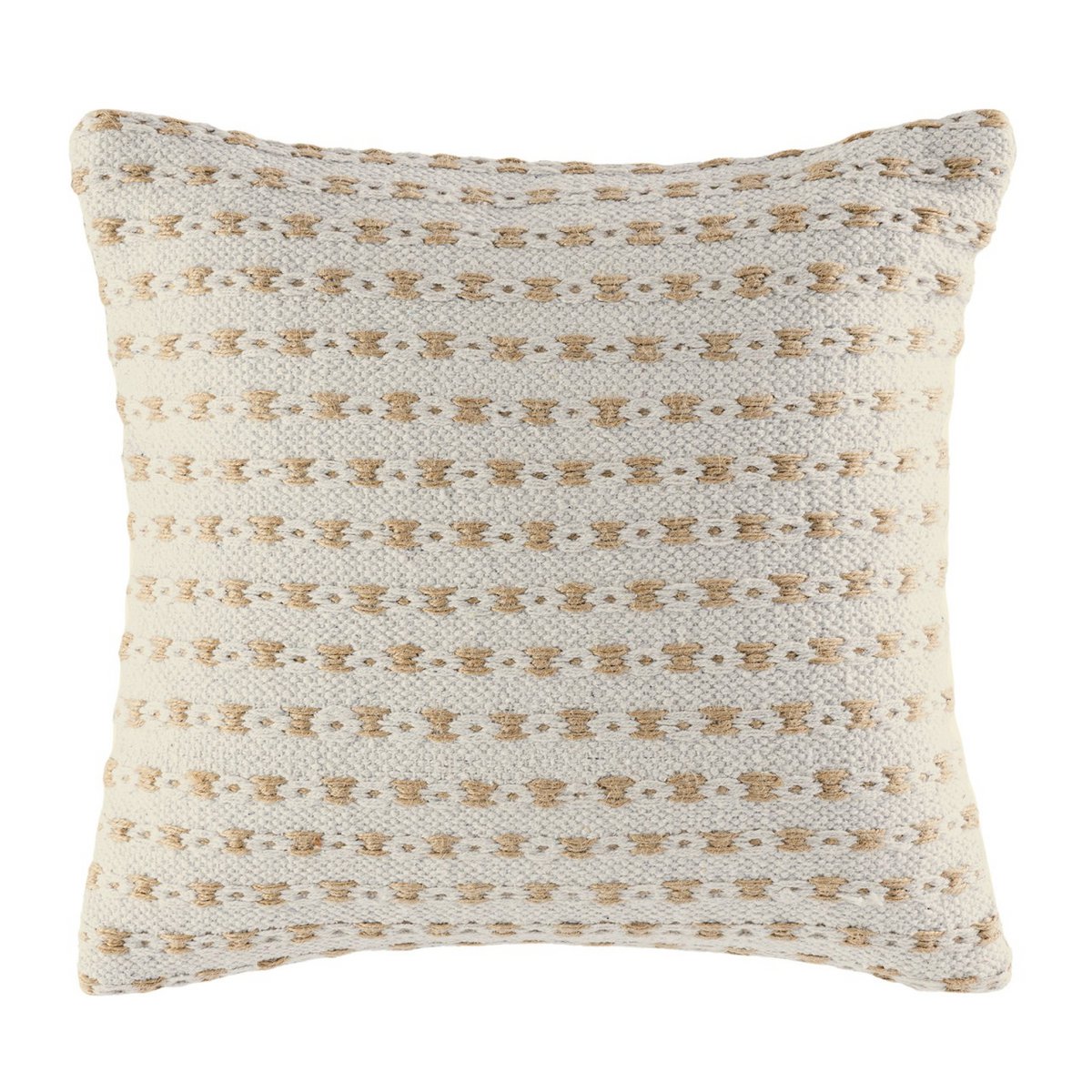 Coussin décoratif 40x40cm lot de 2 coussins décoratifs coussins de canapé coton et jute naturel
