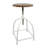 Tabouret pivotant ensemble de 2 pièces tabouret de bar tabouret chaise pivotante réglable en hauteur Liverpool bois métal cadre