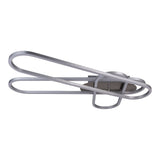 Lampe plafond CCT LED "Carlon" en aluminium et plastique Matt-Silver, avec LED intégrée, de 120 cm de long