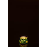 Bougeoir J-Line Bram, détail du verre vert