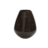 Vase marron foncé en verre épais Tasman S Elite