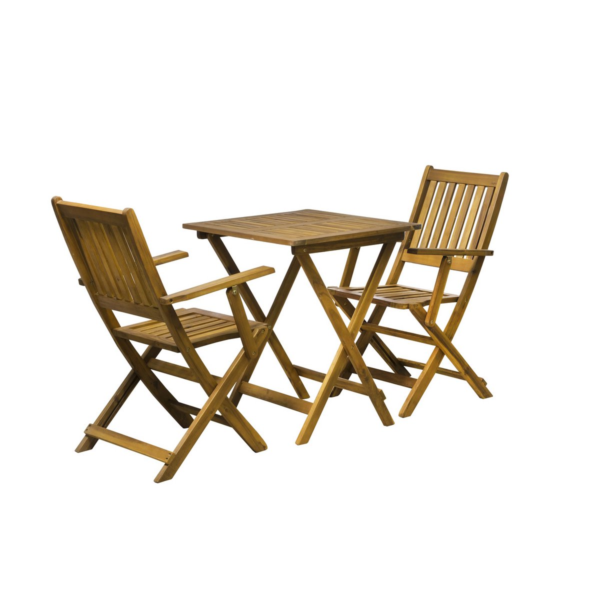 Table en bois d'acacia avec finition pré-huilée