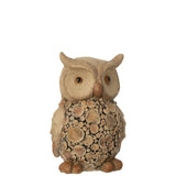 Figurine Hibou J-Line placée sur une étagère moderne